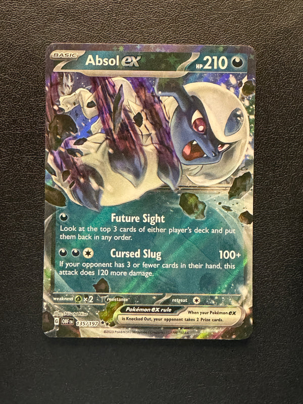 135 Absol ex Obsidian Flames Double Rare Near Mint