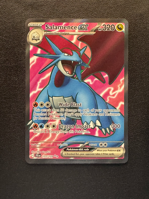177 Salamence ex Journey Together Ultra Rare Near Mint