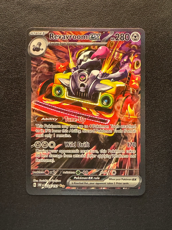 224 Revavroom ex Obsidian Flames Special Illustration Rare Near Mint