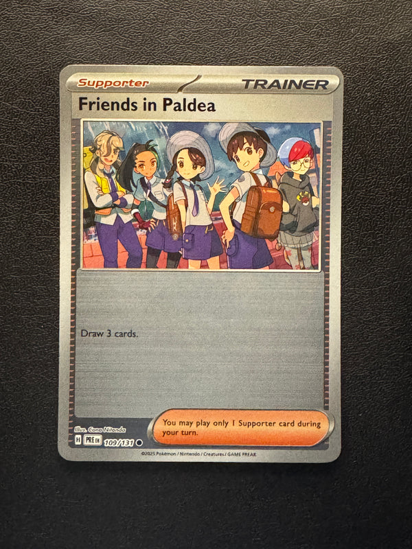 109 Friends in Paldea [Poke Ball] Prismatic Evolutions Common Near Mint