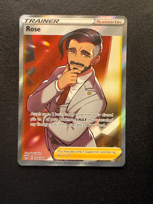 189 Rose Darkness Ablaze Rare Ultra Near Mint