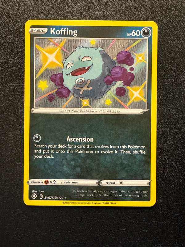 SV076 Koffing Shining Fates Rare Shiny Near Mint