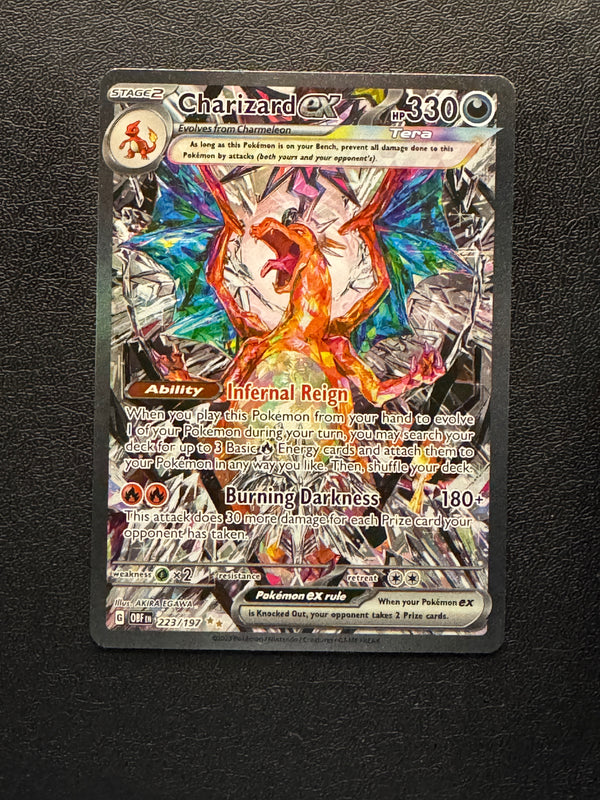 223 Charizard ex Obsidian Flames Special Illustration Rare Near Mint