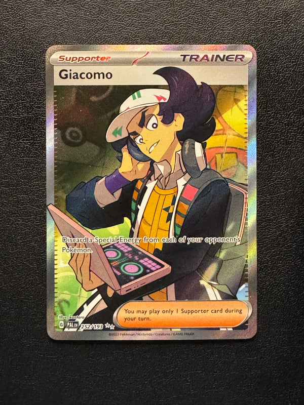 252 Giacomo Paldea Evolved Ultra Rare Near Mint