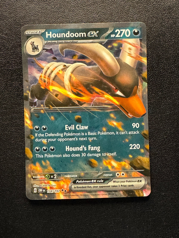 134 Houndoom ex Obsidian Flames Double Rare NM
