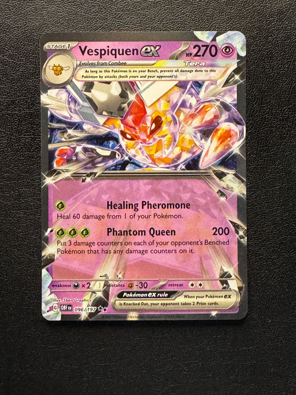 096 Vespiquen ex Obsidian Flames Double Rare Near Mint