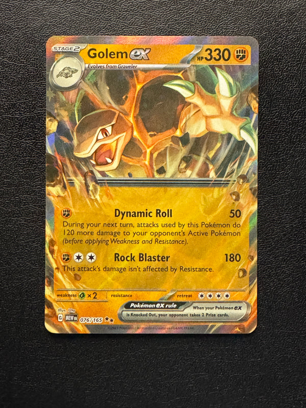 076 Golem ex Scarlet & Violet 151 Double Rare NM