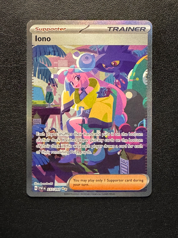 237 Iono Paldean Fates Special Illustration Rare Near Mint