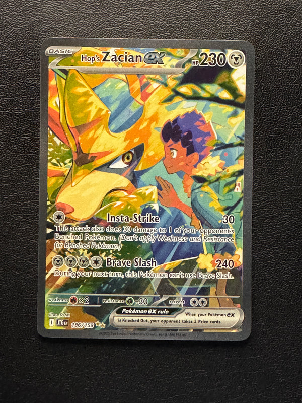 186 Hop's Zacian ex Journey Together Special Illustration Rare Near Mint