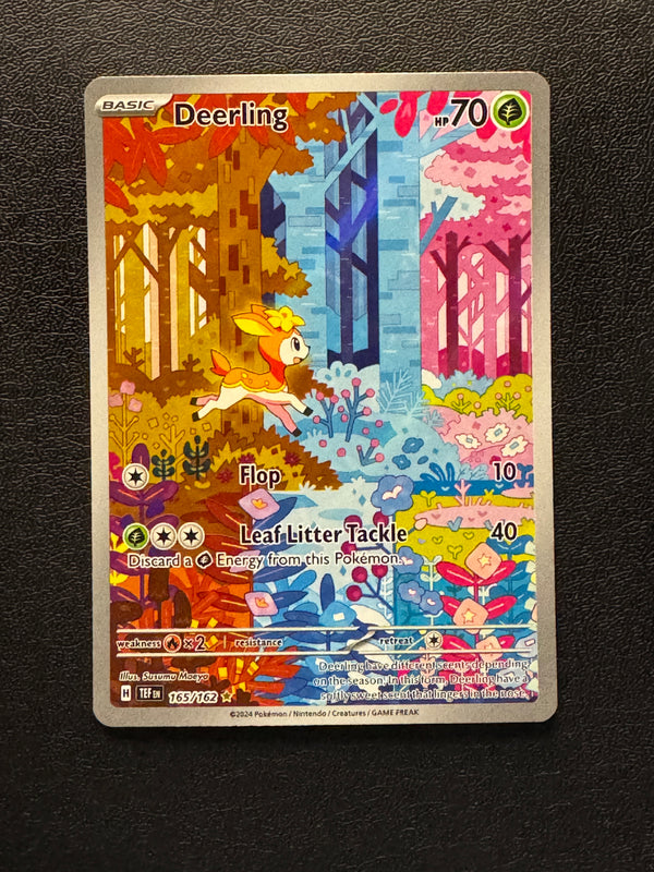165 Deerling Temporal Forces Illustration Rare Near Mint