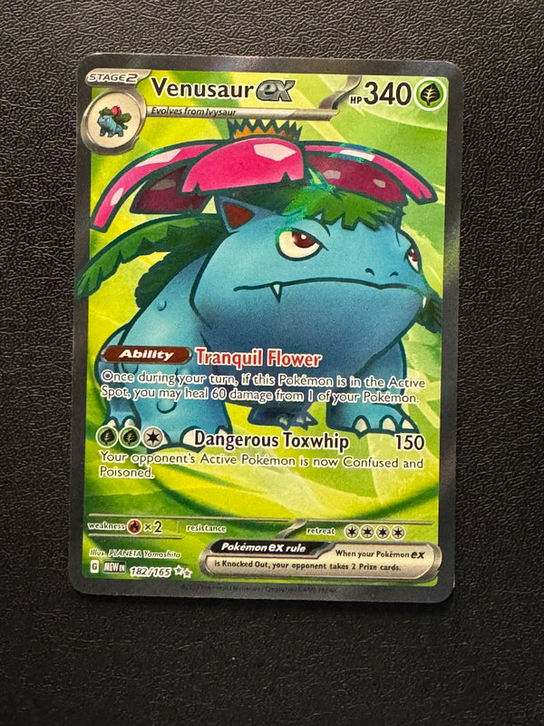 182 Venusaur ex Scarlet & Violet 151 Ultra Rare Near Mint