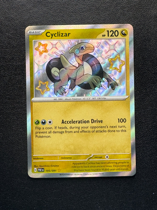 195 Cyclizar Paldean Fates Shiny Rare Near Mint