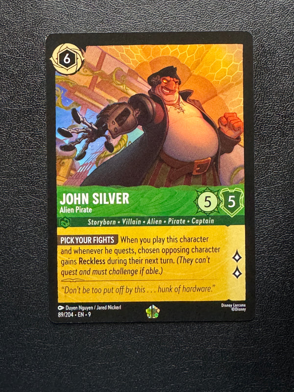 089 John Silver - Alien Pirate Fabled Legendary NM