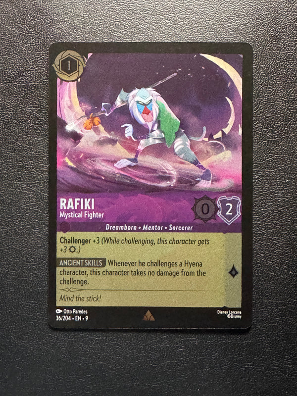 036 Rafiki - Mystical Fighter [Foil] Fabled Rare Near Mint