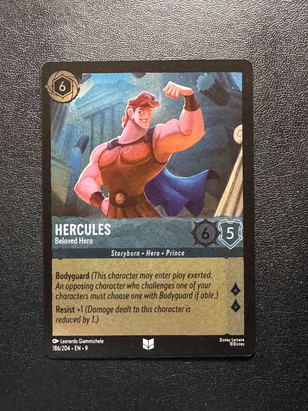 186 Hercules - Beloved Hero [Foil] Fabled Uncommon Near Mint