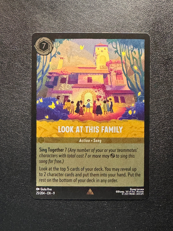 025 Look at This Family [Foil] Fabled Rare Near Mint