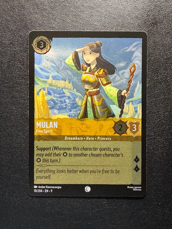010 Mulan - Free Spirit [Foil] Fabled Common Near Mint