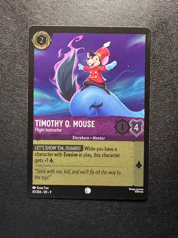 047 Timothy Q. Mouse - Flight Instructor [Foil] Fabled Common Near Mint