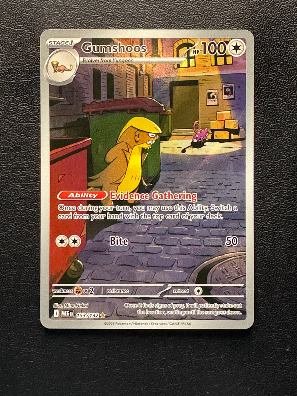 153 Gumshoos Mega Evolution Illustration Rare Near Mint