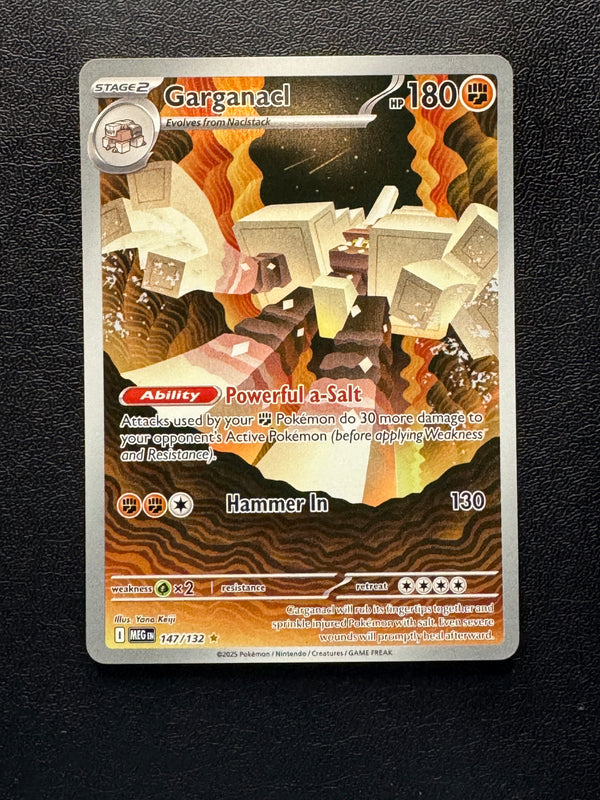 147 Garganacl Mega Evolution Illustration Rare Near Mint