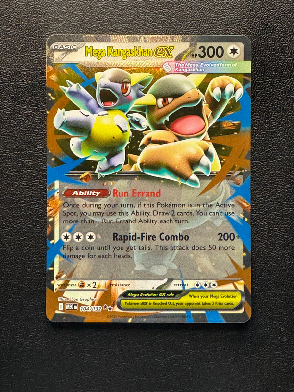 104 Mega Kangaskhan ex Mega Evolution Double Rare Near Mint