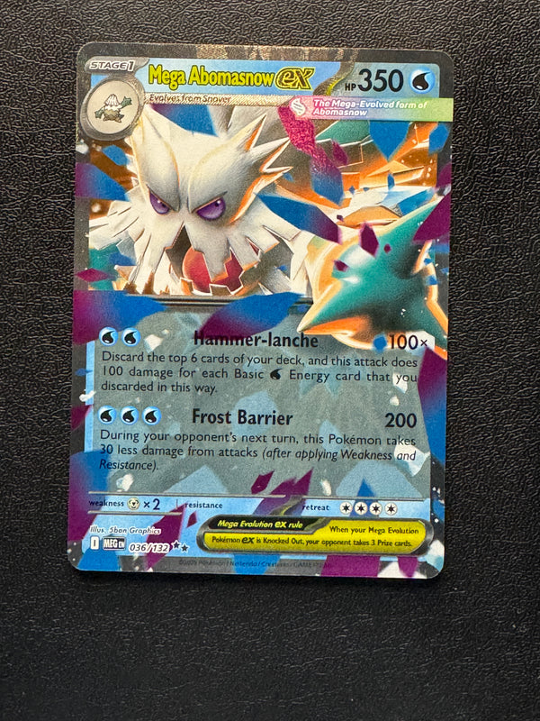 036 Mega Abomasnow ex Mega Evolution Double Rare Near Mint
