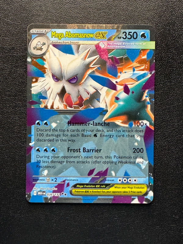 036 Mega Abomasnow ex Mega Evolution Double Rare Near Mint