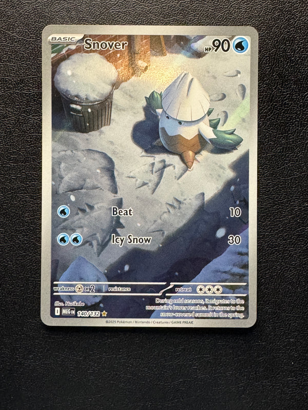 140 Snover Mega Evolution Illustration Rare Near Mint
