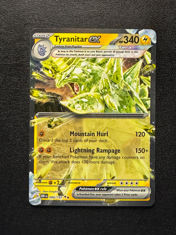 066 Tyranitar ex Obsidian Flames Double Rare Near Mint