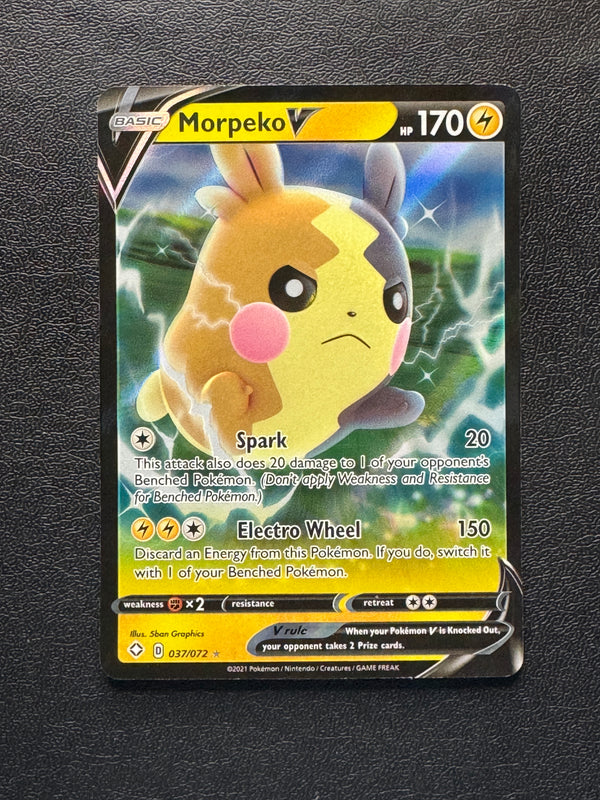 037 Morpeko V Shining Fates Holo Rare V Near Mint