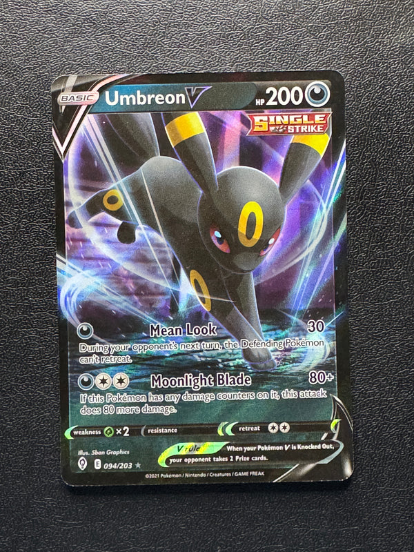 094 Umbreon V Evolving Skies Holo Rare V Near Mint