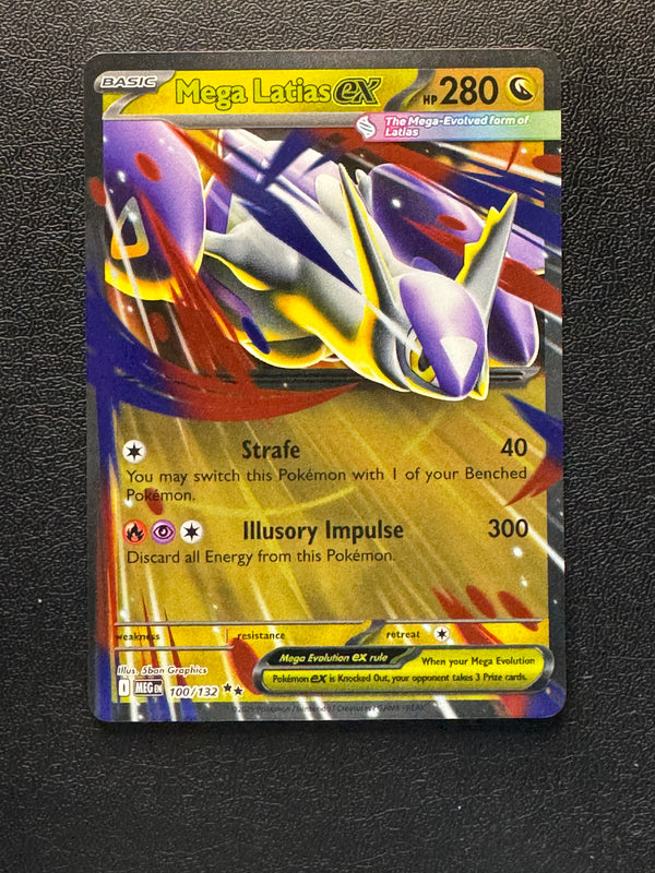 100 Mega Latias ex Mega Evolution Double Rare Near Mint