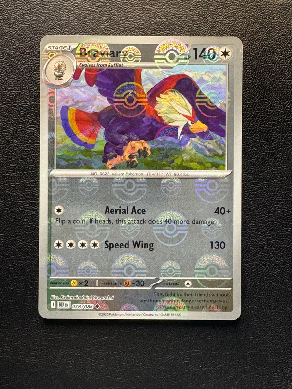 078 Braviary [Poke Ball] Black Bolt Uncommon Near Mint