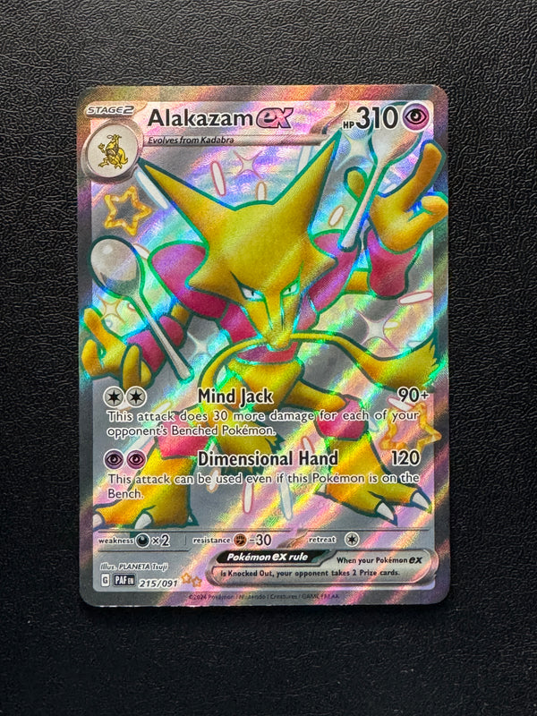 215 Alakazam ex Paldean Fates Shiny Ultra Rare Near Mint