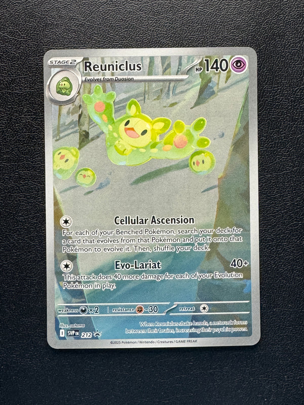 212 Reuniclus SV Black Star Promos Promo NM