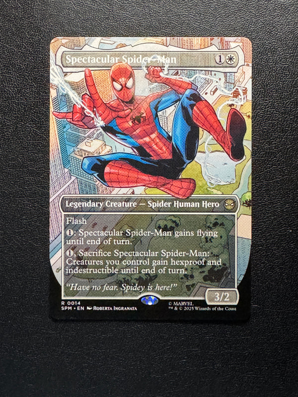 014 Spectacular Spider-Man Marvel's Spider-Man Rare Borderless Near Mint
