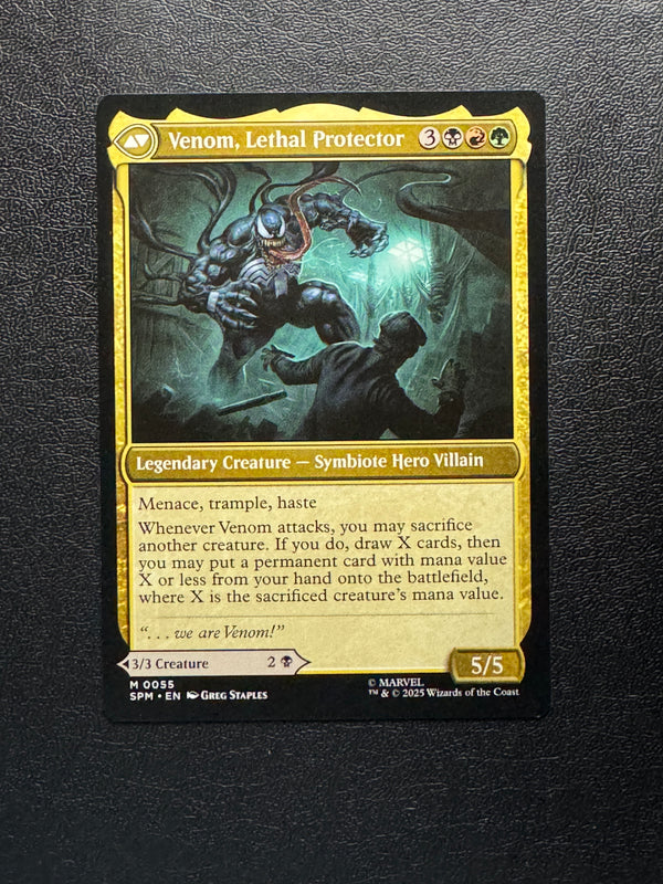 055 Eddie Brock Marvel's Spider-Man Mythic Normal Near Mint