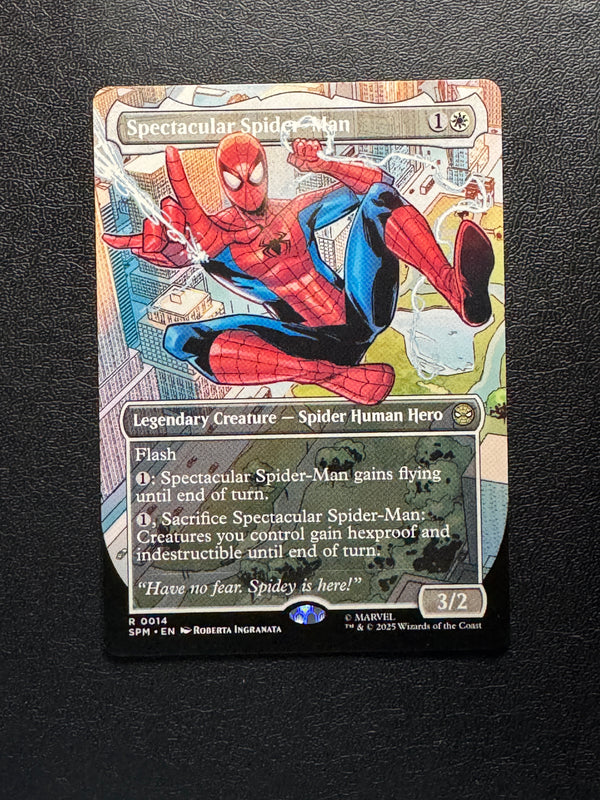 014 Spectacular Spider-Man Marvel's Spider-Man Rare Borderless Near Mint