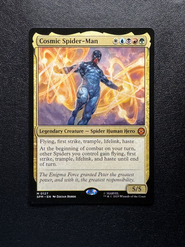 127 Cosmic Spider-Man Marvel's Spider-Man Mythic Normal Near Mint