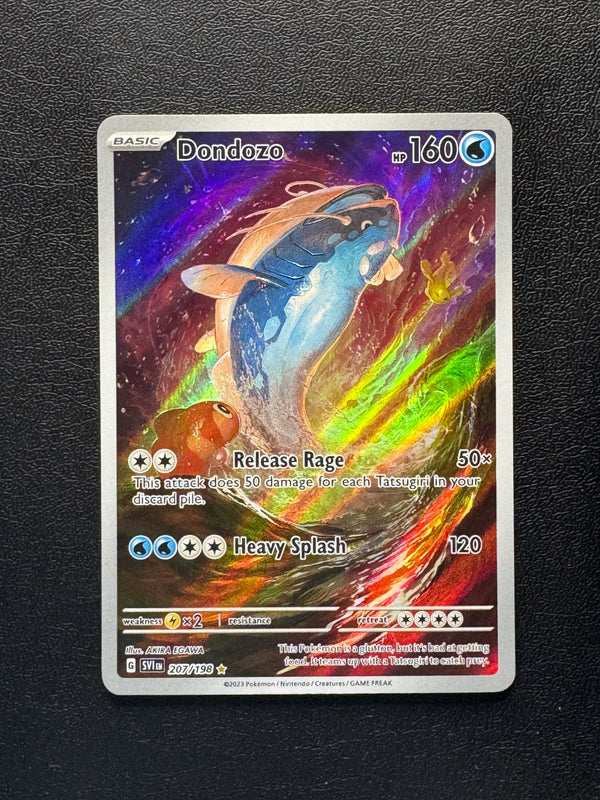 207 Dondozo Scarlet & Violet Illustration Rare Near Mint