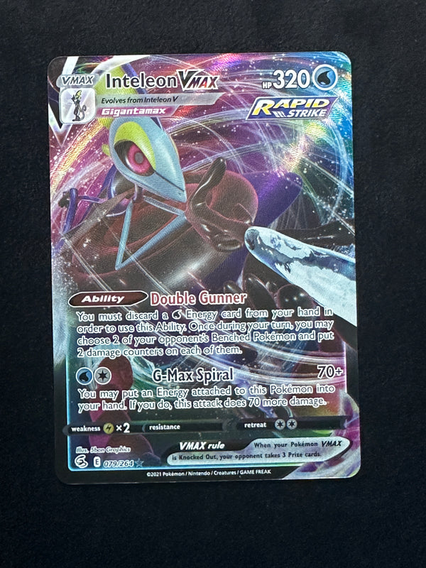 079 Inteleon VMAX Fusion Strike Holo Rare VMAX NM