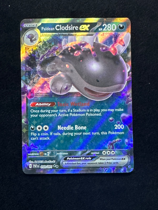 059 Paldean Clodsire ex Paldean Fates Double Rare Near Mint